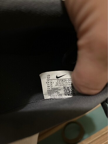 38 Beden Temiz Nike krampon 38,5 nr