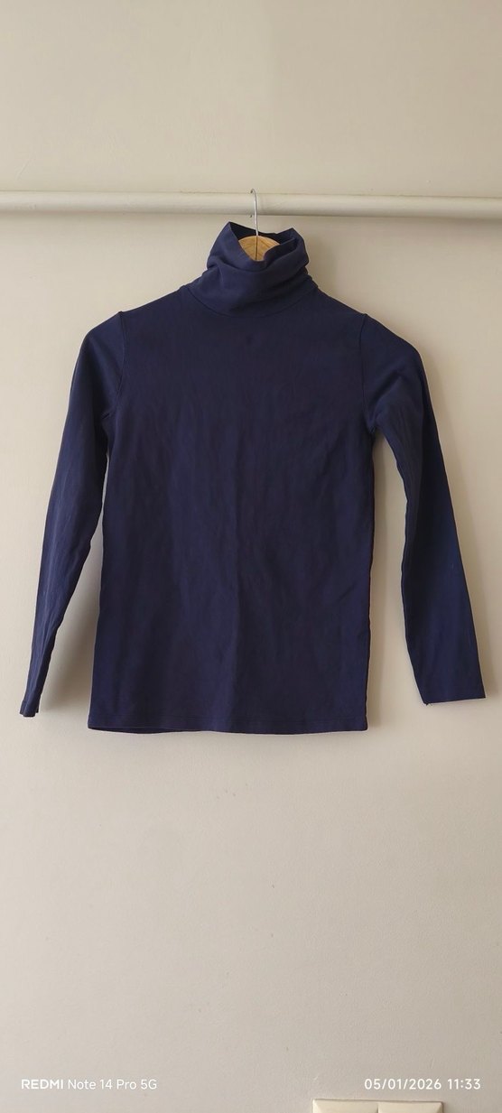 Erkek Çocuk Gri Balıkçı Yaka Sweatshirt - Görsel 4