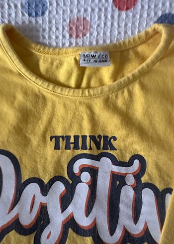 Sarı Kız Çocuk Baskılı Tişört - Görsel 5