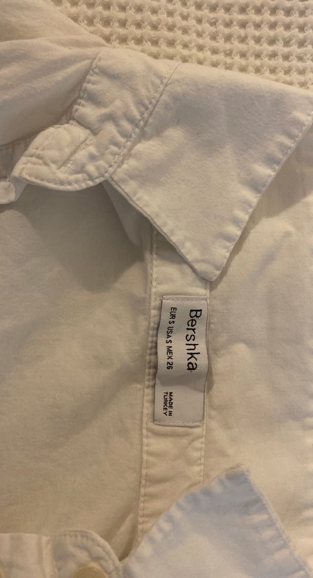 Beyaz uzun kollu korse gömlek - Görsel 2