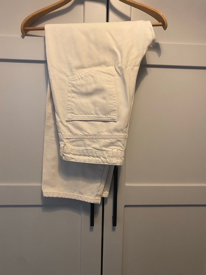 Beyaz Kadın Jean - Görsel 3