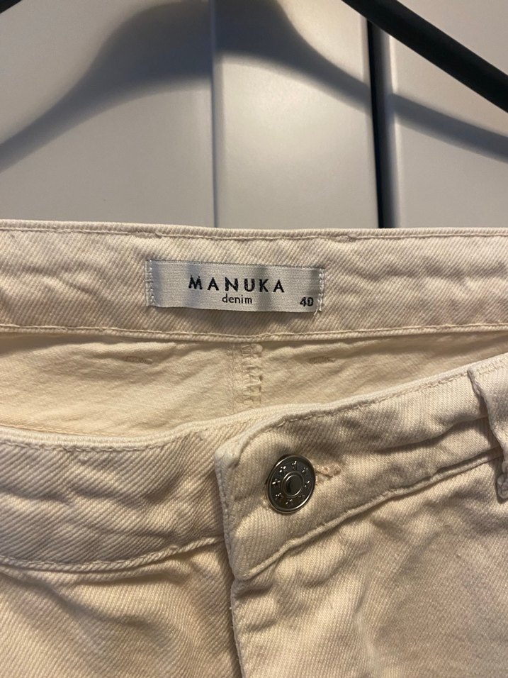 Beyaz Kadın Jean - Görsel 5