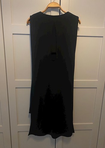 Siyah, kolsuz, uzun elbise - Görsel 5