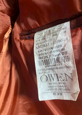 Düğmeli Kiremit Süet Midi erkek Kaban - Görsel 3