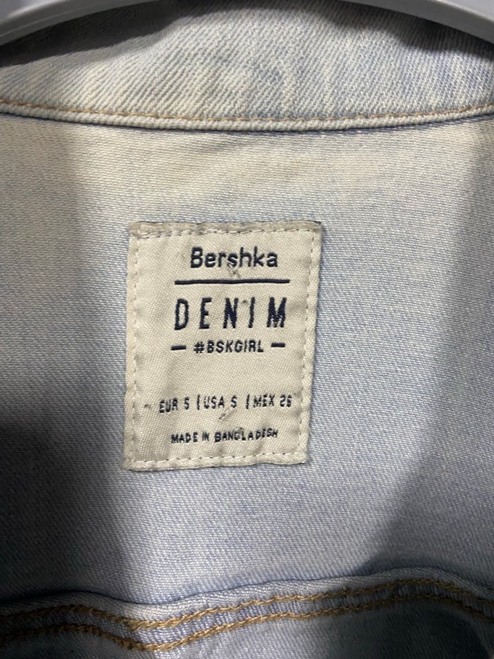 Bershika Düğmeli Açık Mavi Denim Ceket - Görsel 3
