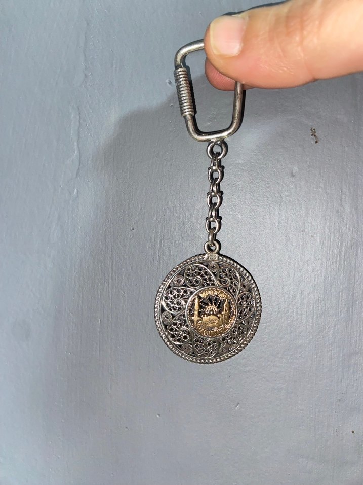 Gümüş Mardin telkari Anahtarlık - Görsel 2
