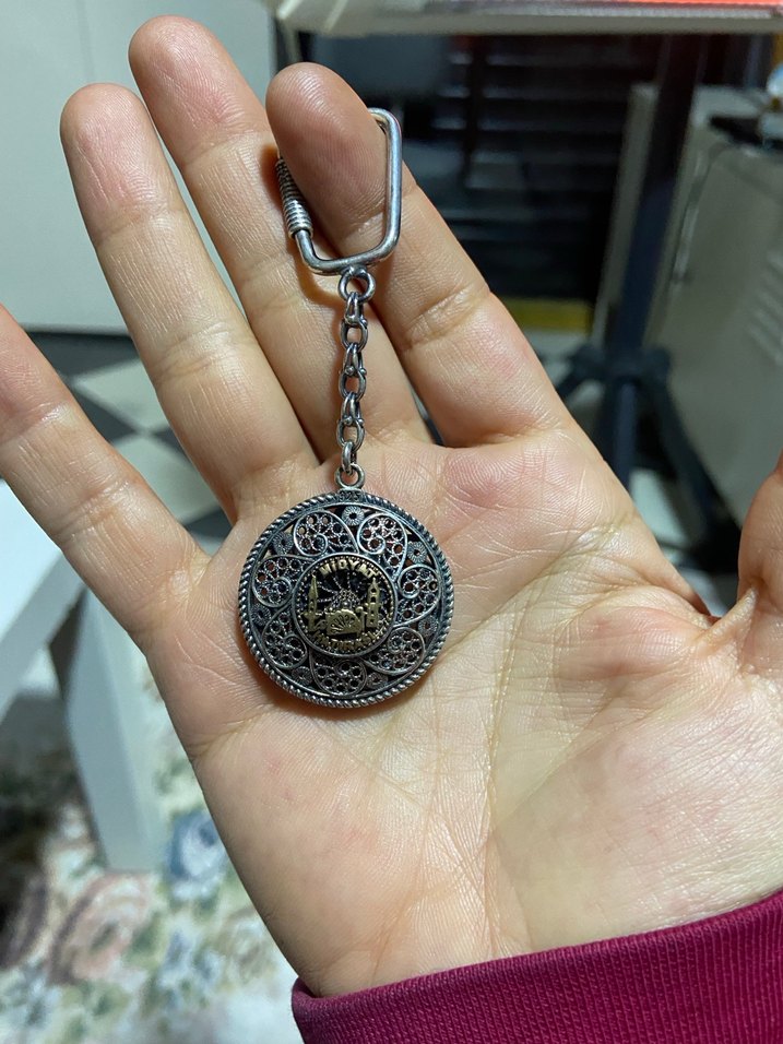 Gümüş Mardin telkari Anahtarlık - Görsel 3