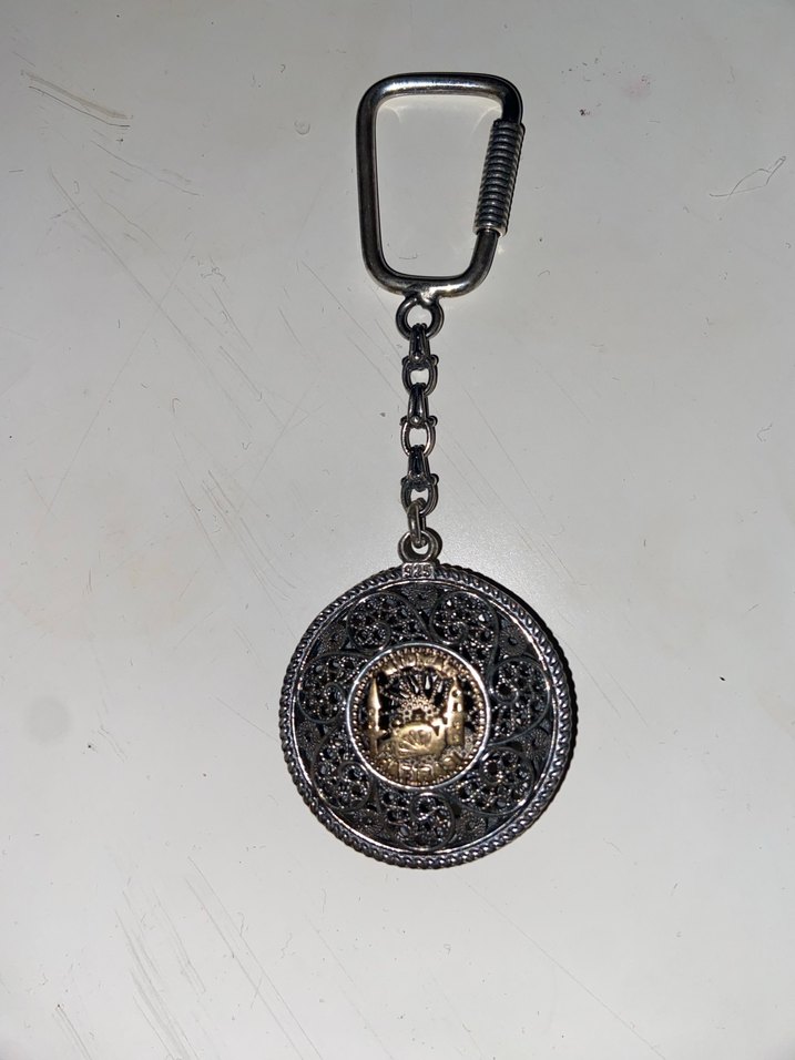 Gümüş Mardin telkari Anahtarlık - Görsel 4