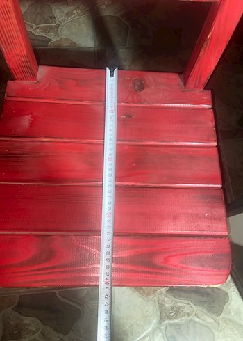 Renkli ahşap Sandalye - Görsel 4