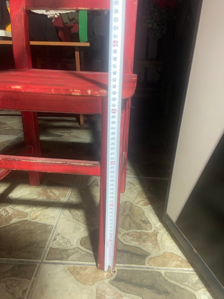 Renkli ahşap Sandalye - Görsel 5