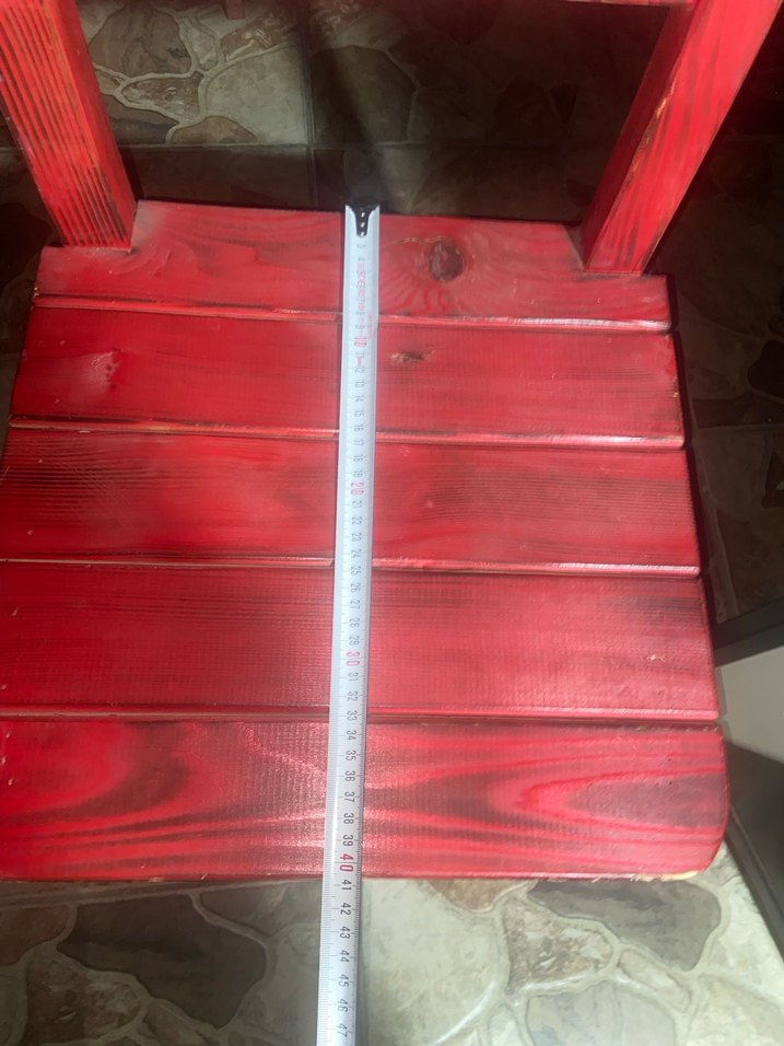 Renkli ahşap Sandalye - Görsel 4