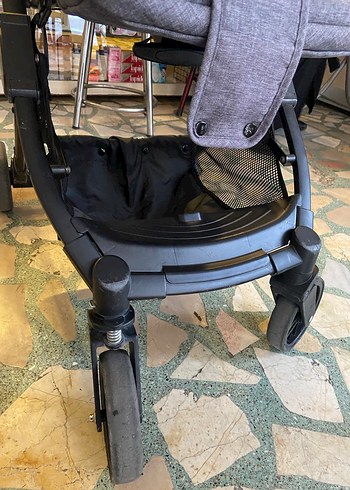 Gri Bebek Arabası - Görsel 4