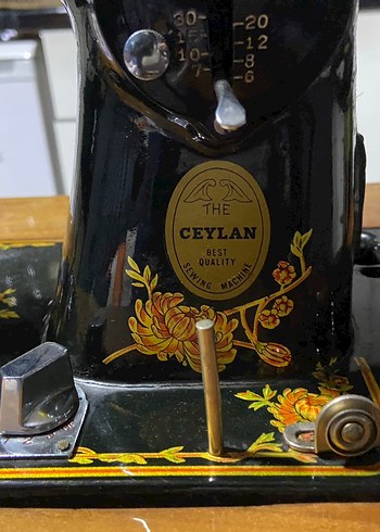 CEYLANO Renkli Kahverengi Dikiş Makinesi - Görsel 6