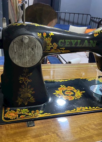 CEYLANO Renkli Kahverengi Dikiş Makinesi - Görsel 7