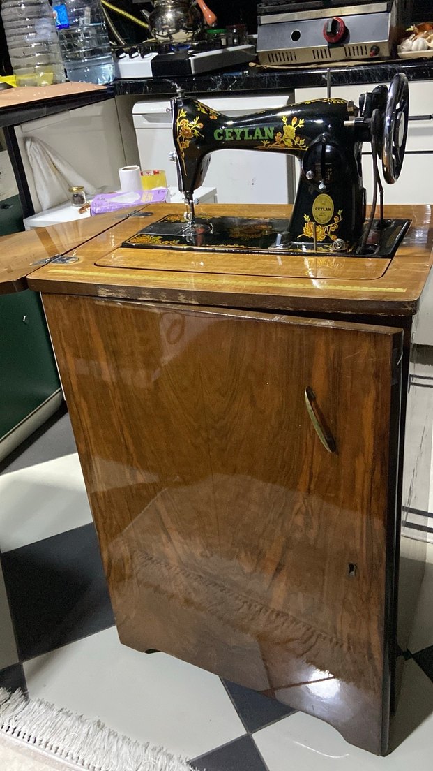 CEYLANO Renkli Kahverengi Dikiş Makinesi - Görsel 2