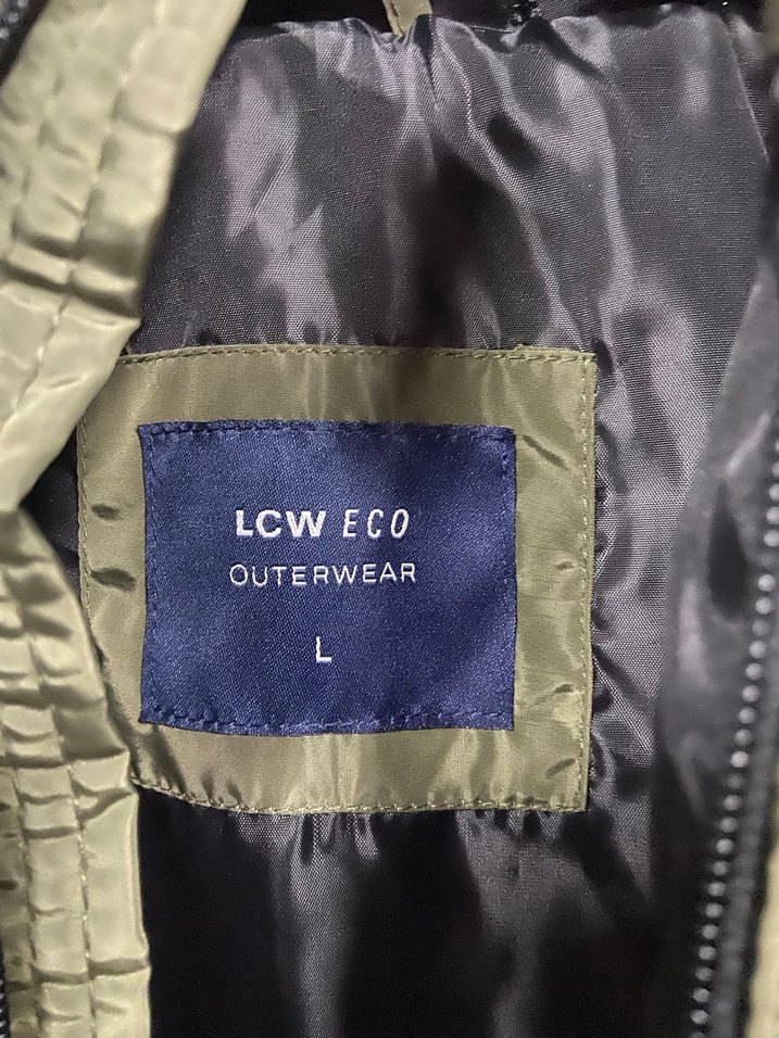 Erkek  Yeşil Fermuarlı Mont - Görsel 2