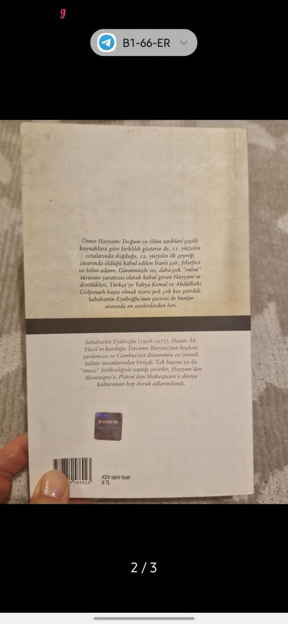 Dörtlükler - Ömer Hayyam - Görsel 2