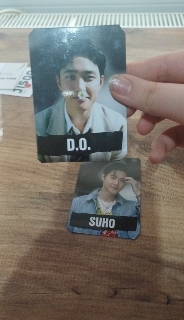 SUHO ve D.O. Erkek photokartları hologramlı - Görsel 4