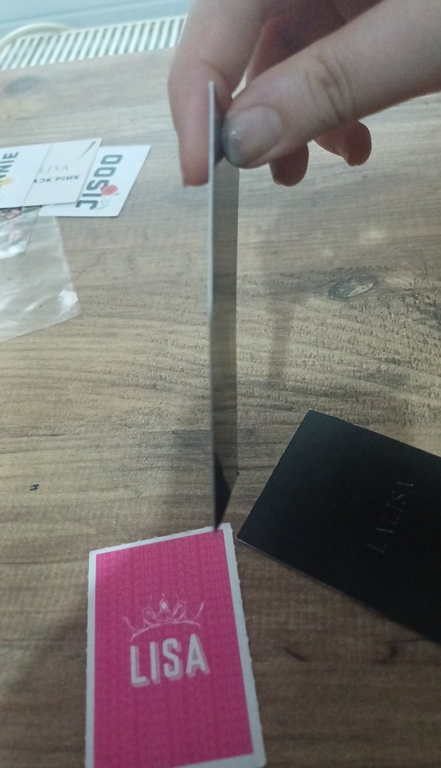 blackpin çok kalın photo kart - Görsel 5