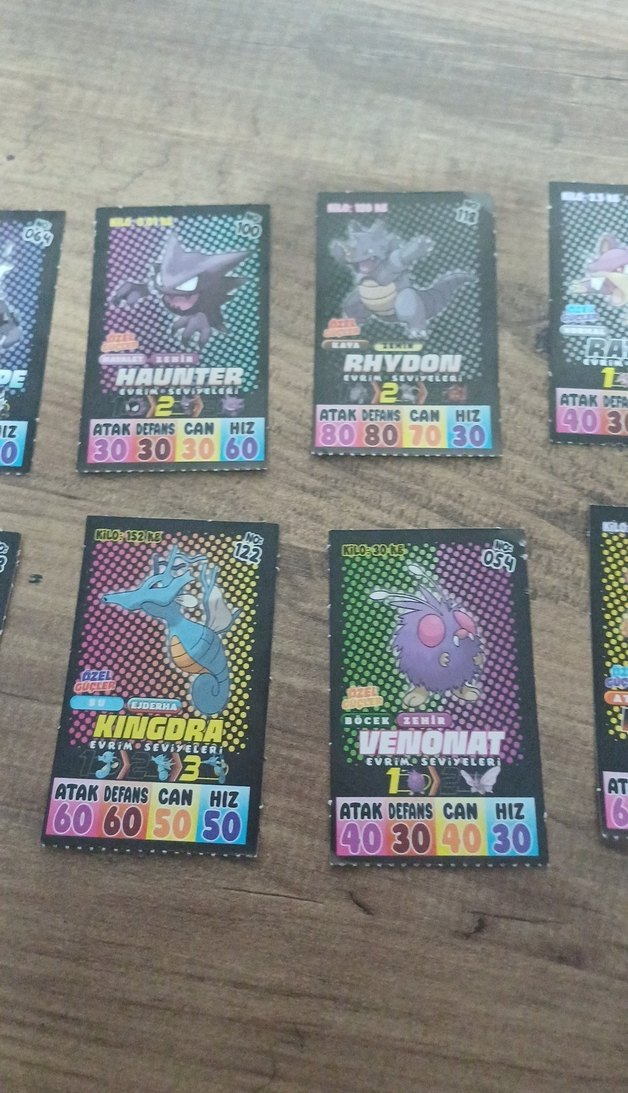 Çok Renkli Kart Oyunu Seti - Görsel 3