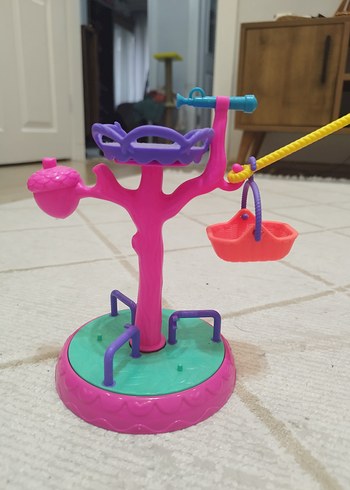 Mor Renkli Oyuncak Bebek ve Oyun Seti - Görsel 4