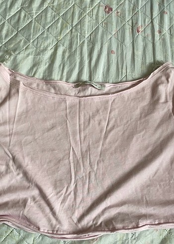 Crop toz pembe - Görsel 2