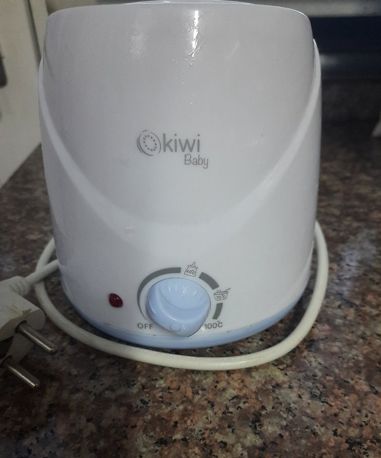 Kiwi Bebek Mama Isıtıcı - Beyaz Pastel - Görsel 4