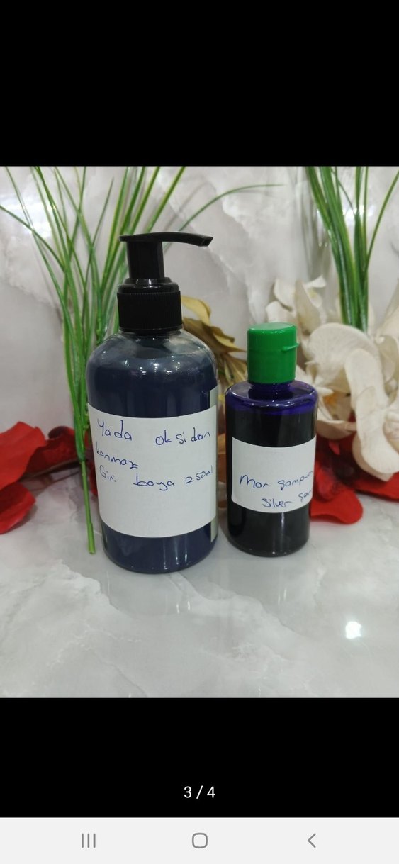 Erkek Saç boyası gri boya 250 gr - Görsel 4