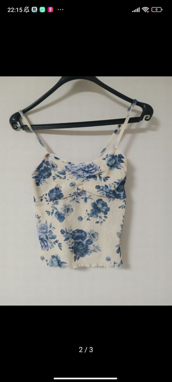 Dantel Detaylı Çiçek Desenli Askılı Büstiyer - Görsel 2