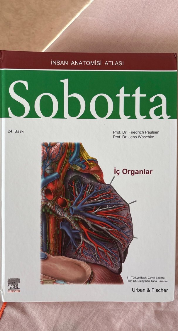 Sobotta İnsan Anatomisi Atlası - 4 kitap
Hiç kullanılmadı - Görsel 3