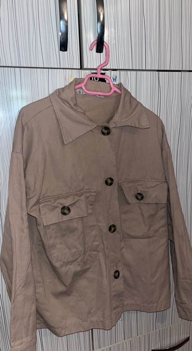 Bej Baskılı gömlek - Görsel 2