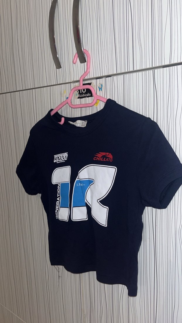 Lacivert baskılı crop - Görsel 2