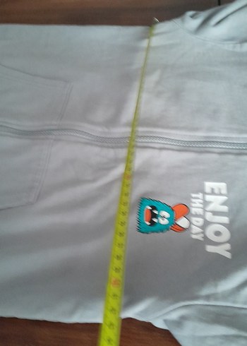 SORT VE KAPSONLU SWEATSHIRT (9-10) - Görsel 16