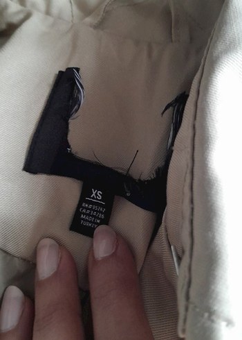 BEJ TRENCKOT (XS) - Görsel 6