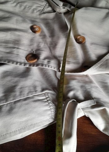 BEJ TRENCKOT (XS) - Görsel 9