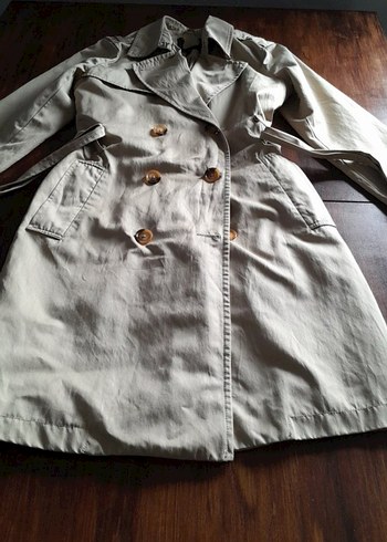 BEJ TRENCKOT (XS) - Görsel 5