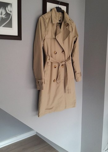 BEJ TRENCKOT (XS) - Görsel 2