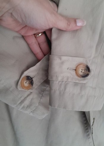 BEJ TRENCKOT (XS) - Görsel 8