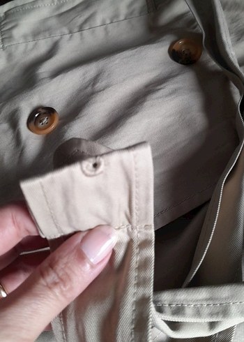 BEJ TRENCKOT (XS) - Görsel 12