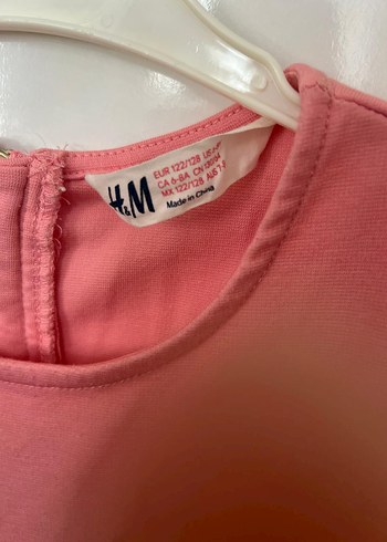 Gri Kedi Desenli Pembe Elbise kız Çocuk - Görsel 3