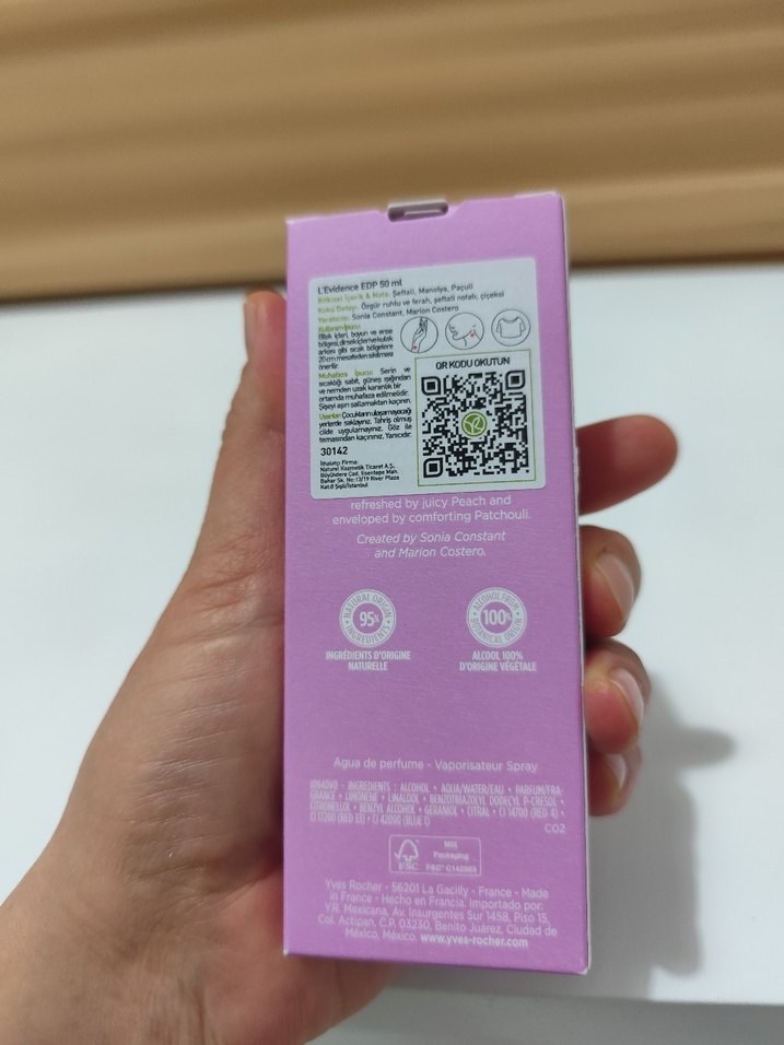 Yves Rocher L'Evidence Kadın Parfümü 50 ml - Görsel 2