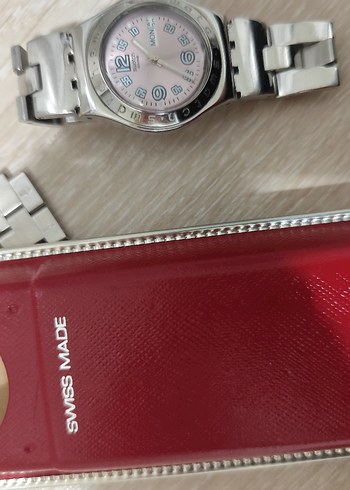 Gri Tokalı Pembe Kadın Kol Saati - Görsel 2