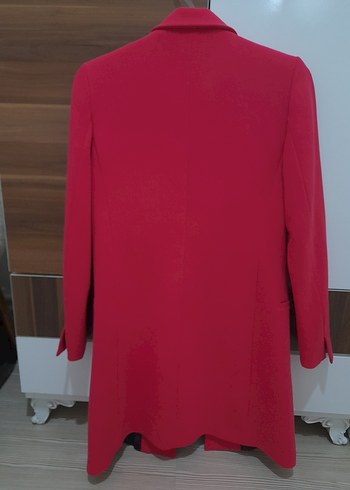 Mango Fuşyaı Midi Kadın Blazer Ceket - Görsel 2