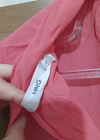 Pembe V Yaka Kolsuz Salaş Bluz - Görsel 3