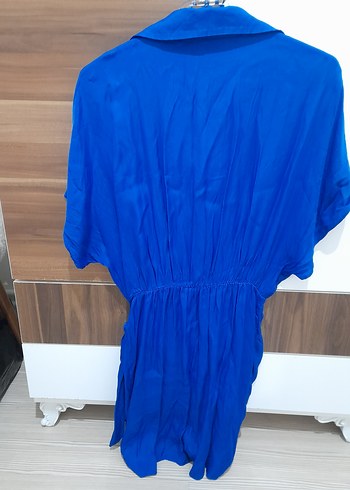 Zara Saten Mini Kadın Elbise - Görsel 3