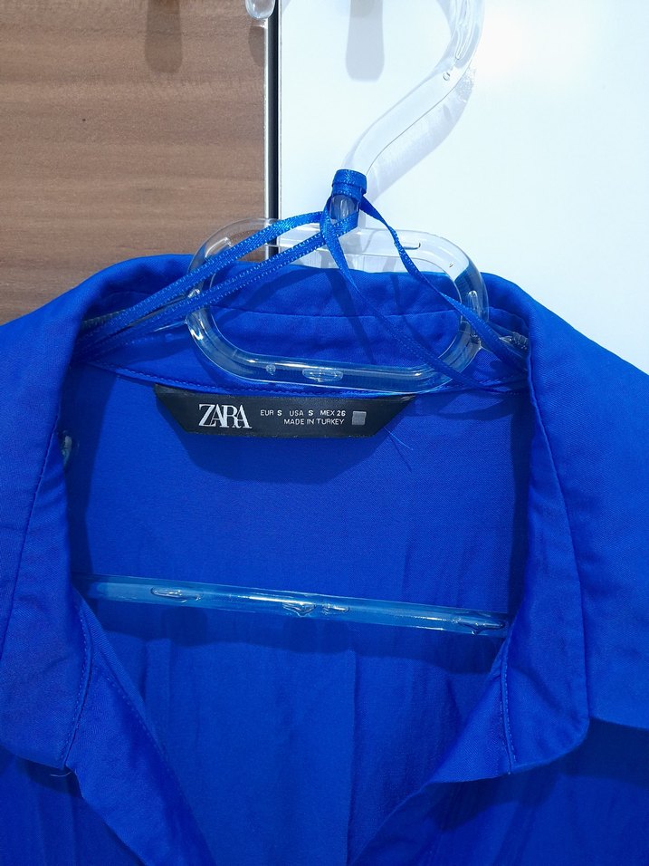 Zara Saten Mini Kadın Elbise - Görsel 2