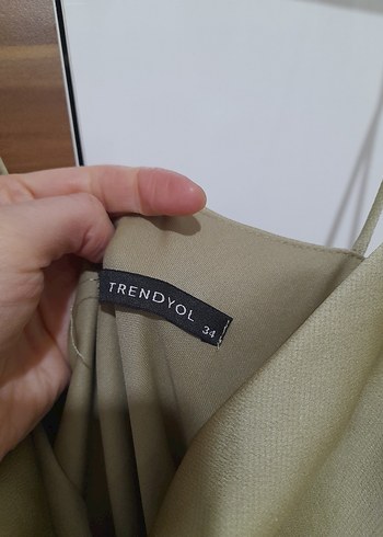 Trendyolmilla Uzun Askılı Kadın Elbise - Görsel 5