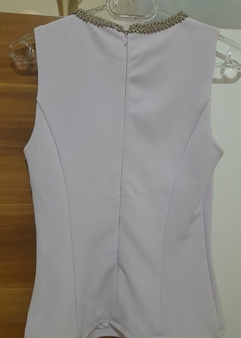 Forever new Taşlı  lila Kolsuz Bluz - Görsel 2