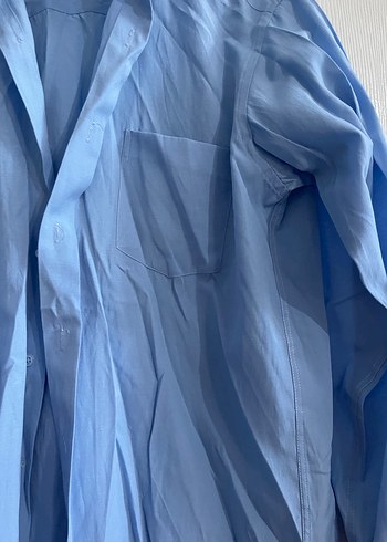 Mavi erkek Gömlek - Görsel 5