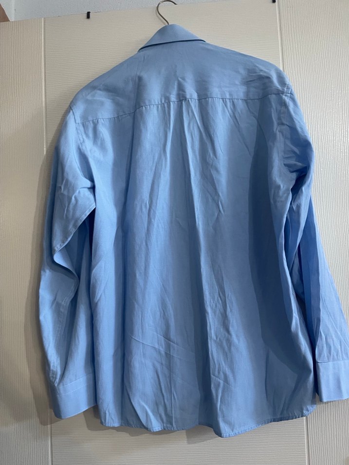 Mavi erkek Gömlek - Görsel 2